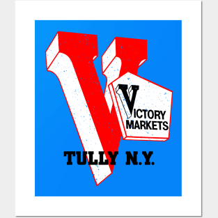 Victory Market Former Tully NY Grocery Store Logo Posters and Art